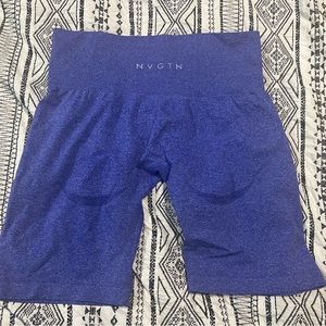 NVGTN purple speckled contour seamless shorts, Size L